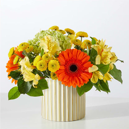 Autumn Sunshine Bouquet with Ivory Vase –  Hurst Florist, Callahan FL