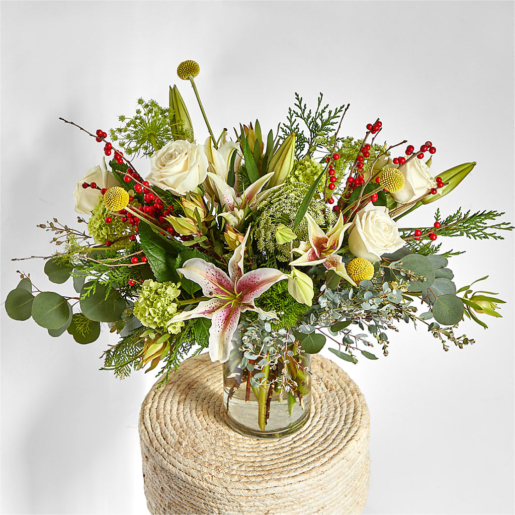 Berry & Bright Bouquet –  Hurst Florist, Callahan FL