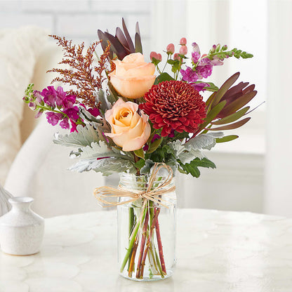 Moody Hues Bouquet –  Hurst Florist, Callahan FL
