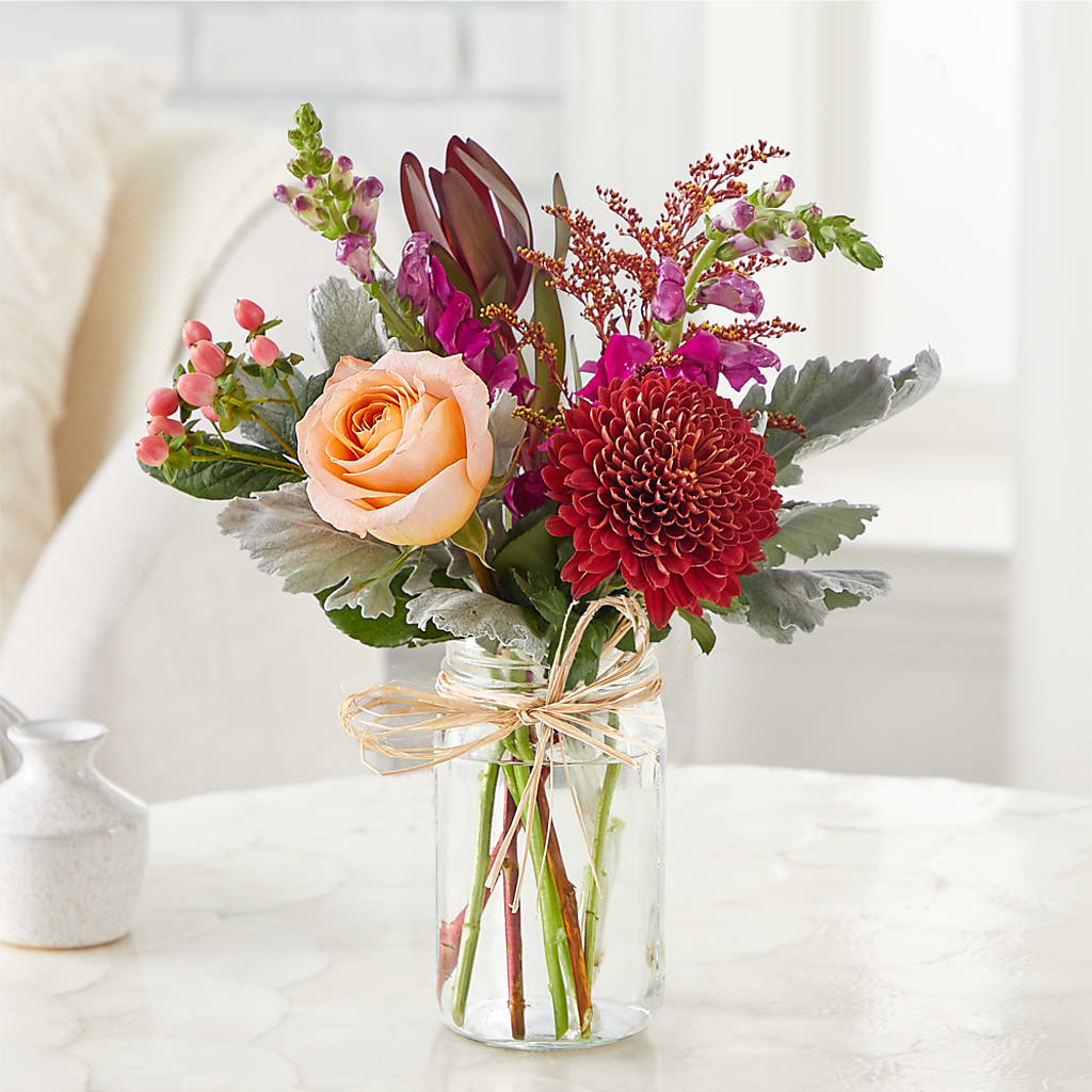 Moody Hues Bouquet –  Hurst Florist, Callahan FL