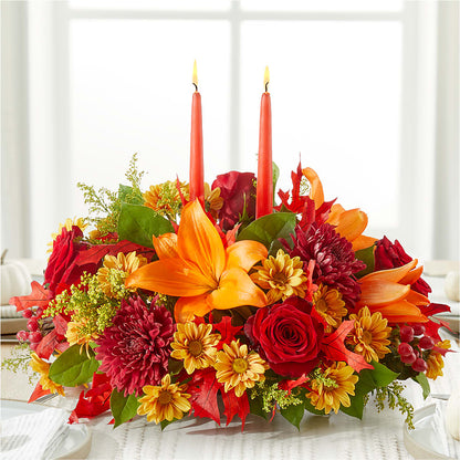 Autumn's Embrace Centerpiece –  Hurst Florist, Callahan FL