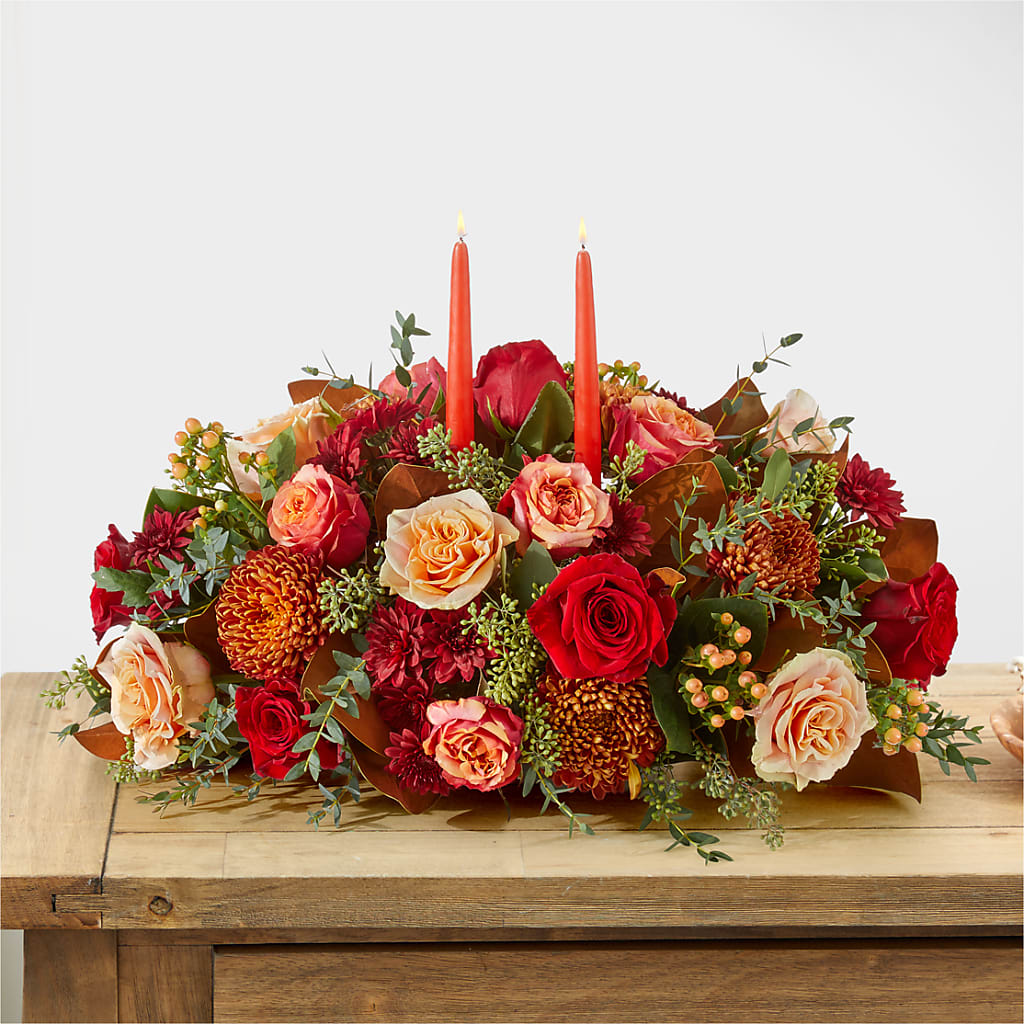 Gather Near Centerpiece –  Hurst Florist, Callahan FL