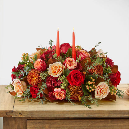 Gather Near Centerpiece –  Hurst Florist, Callahan FL