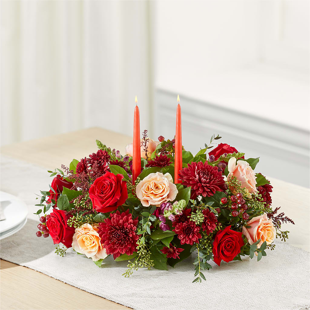 Most Thankful Centerpiece –  Hurst Florist, Callahan FL