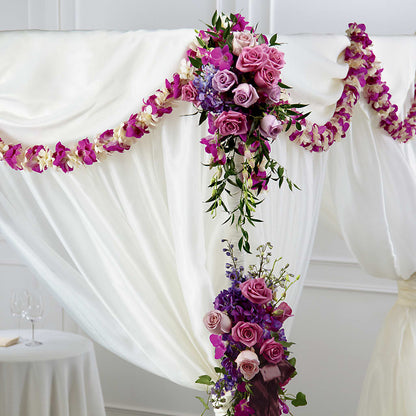 Color & Light Chuppah Decor –  Hurst Florist, Callahan FL