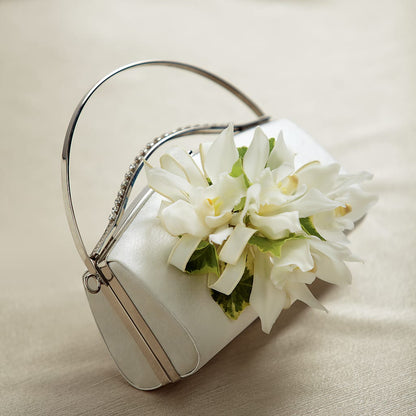 White Purse Decor –  Hurst Florist, Callahan FL